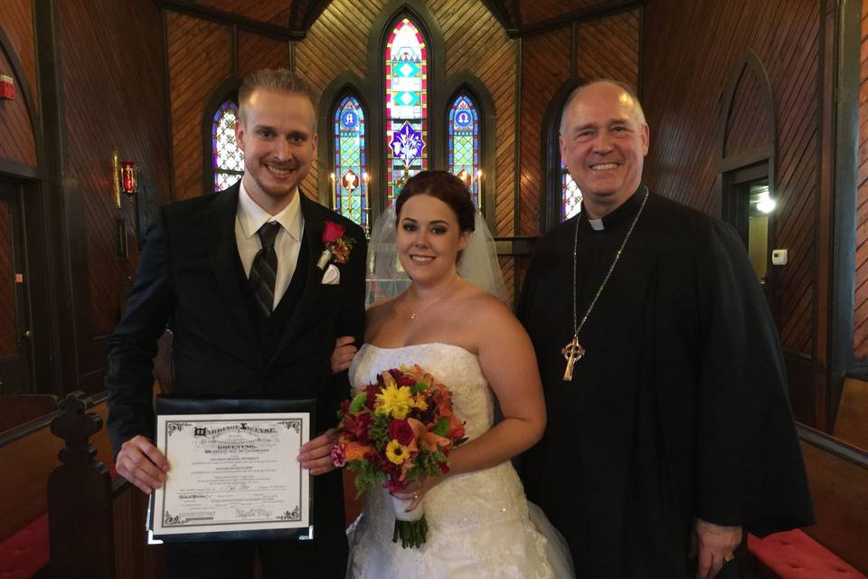 Chicago Marriage - Rev. Daniel L. Harris