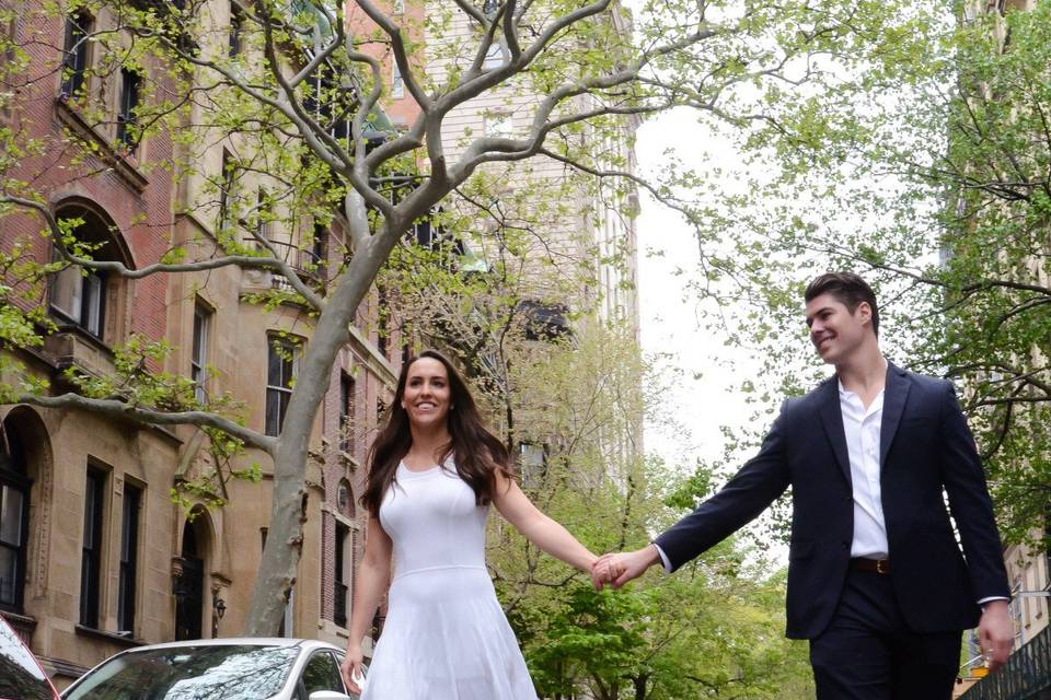 Engagement Session in Central Park New York NY, Wedding will be held in New Port RI this Summer- Can't wait!!