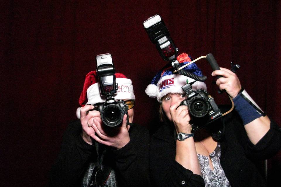2 of Avon MotoPhoto's Photographers have a little Photo Booth Fun!!