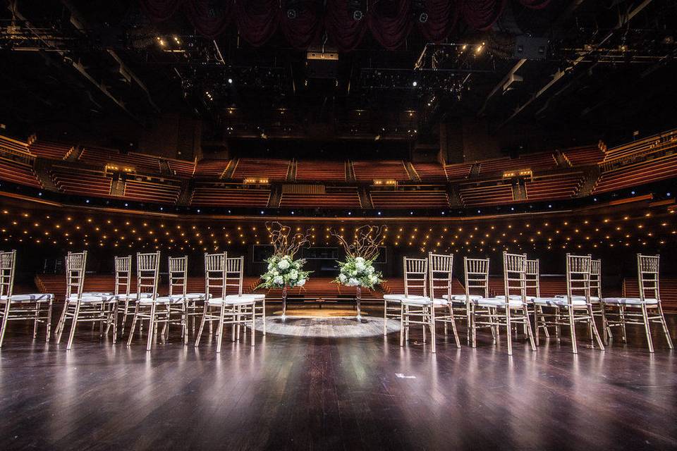 Stand where numerous entertainer's have stood before on your wedding day