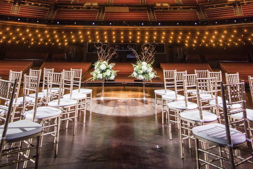 Stand where numerous entertainer's have stood before on your wedding day