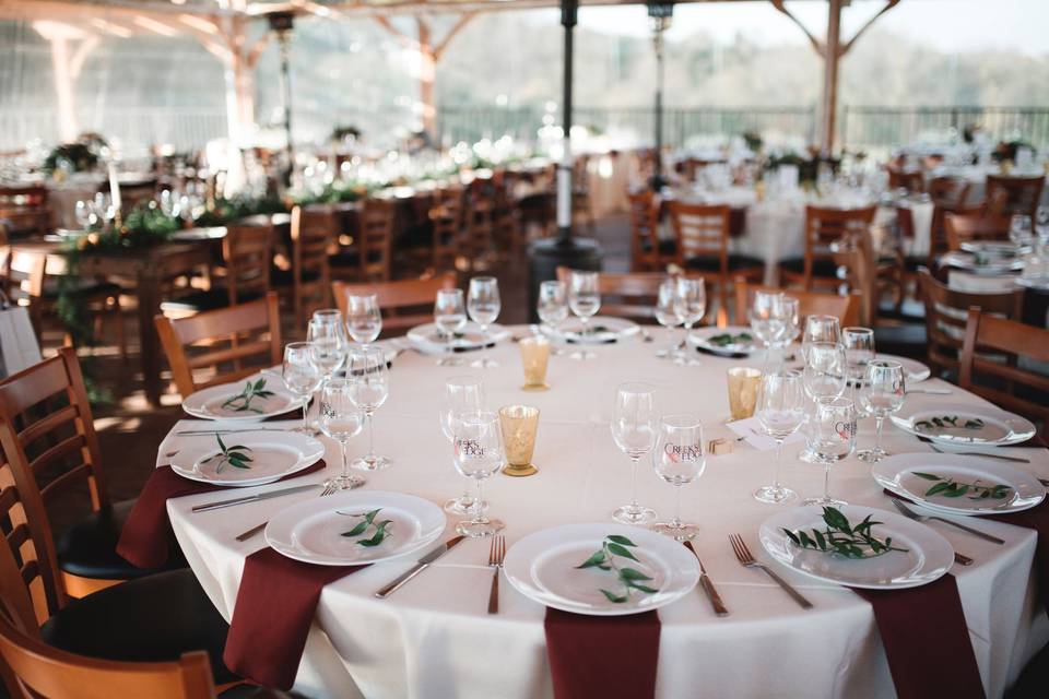 Pavilion Table Setting