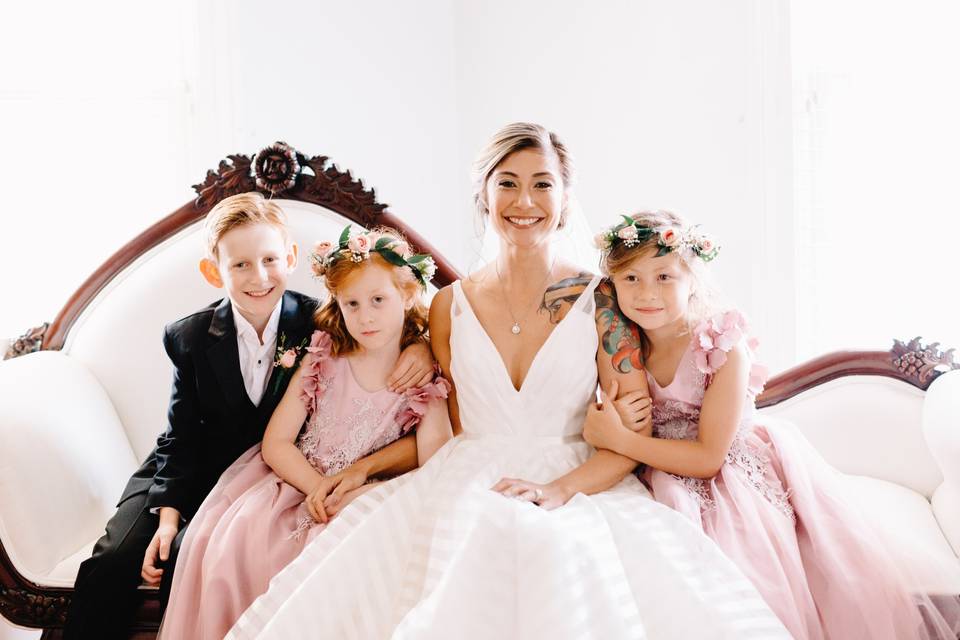 Bridal Flower Girls Hairstyle