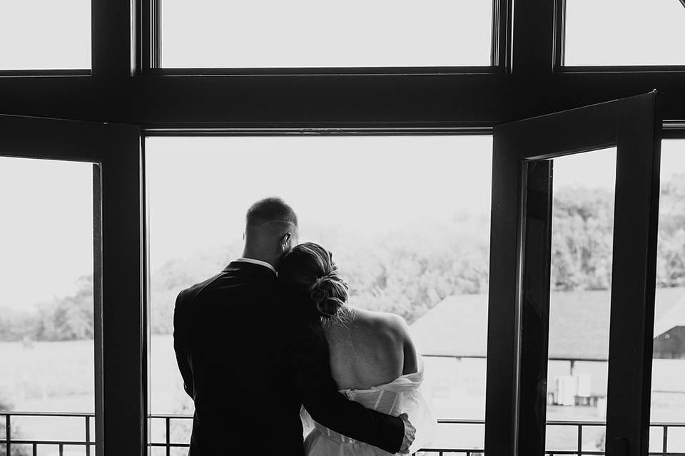 Bride + Groom Balcony