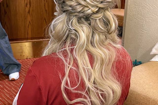 Braided Half Up