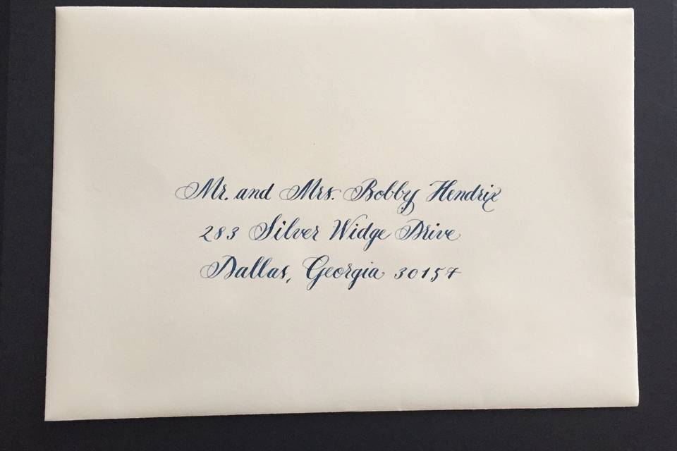 Dede Adams Calligraphy