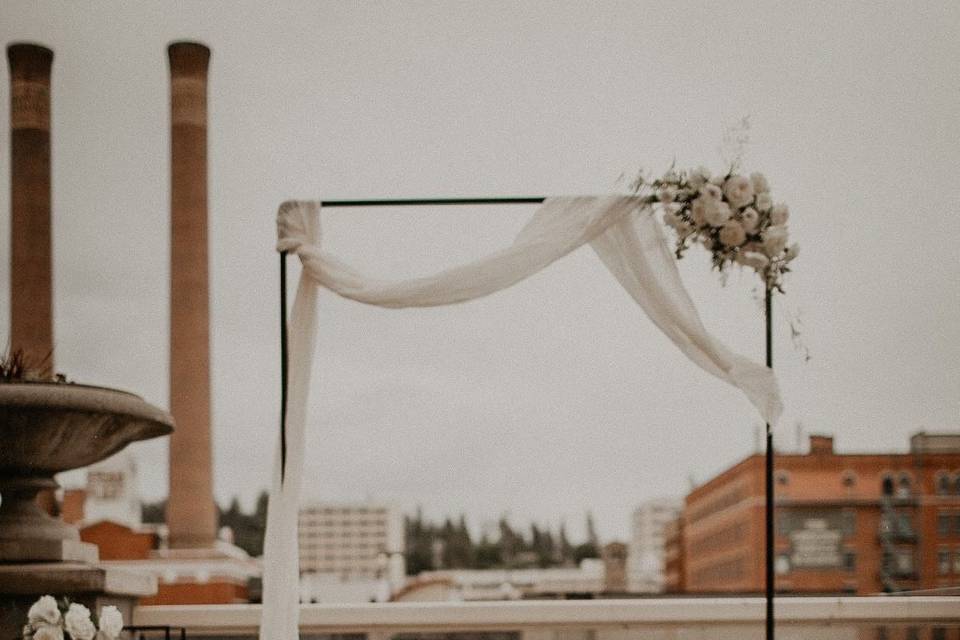 Arbor, Floral Stands, Rug