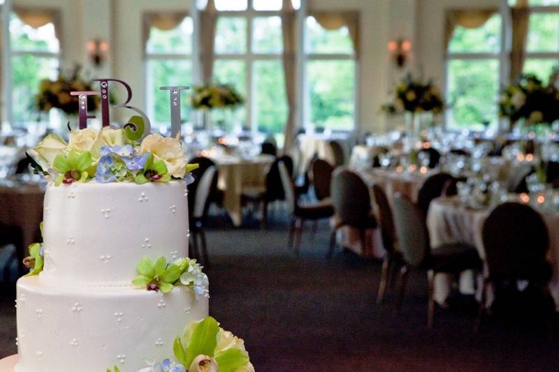 Wedding cake close up