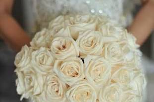 Bride holding a bouquet