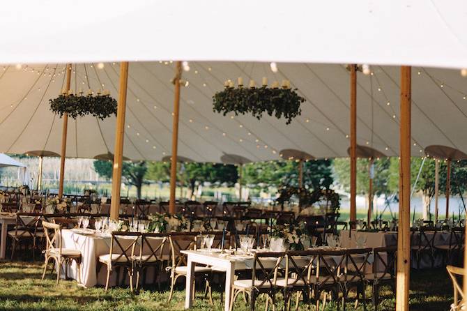 Dining area set-up