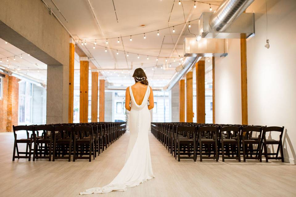 Walking down the aisle