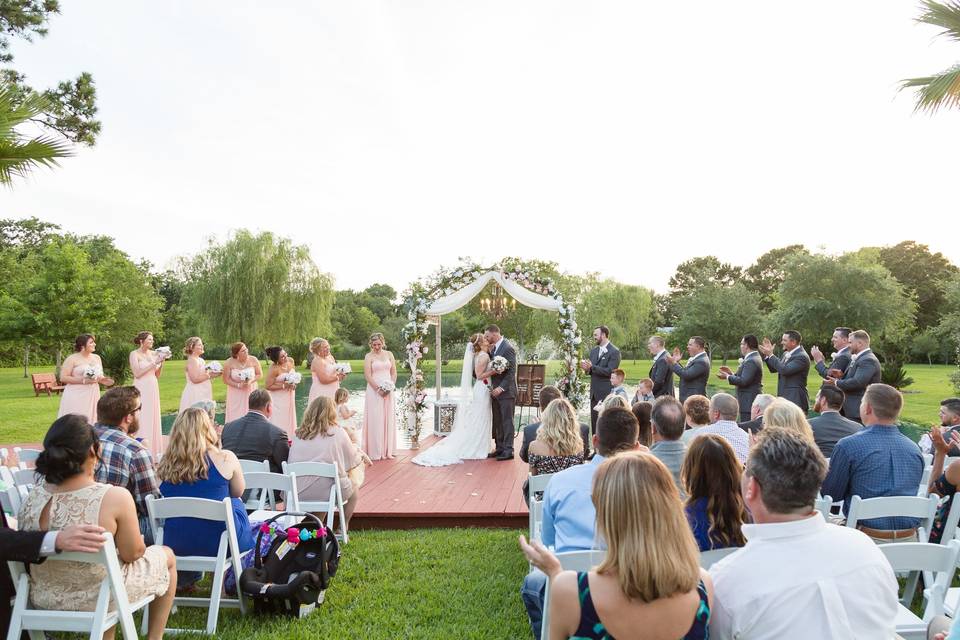 Outdoor wedding