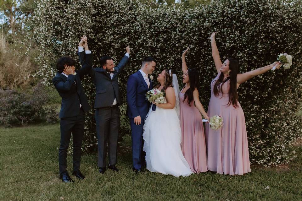 Jasmine Arbor & Bridal Party