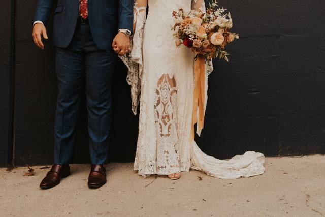 Boho bridal bouquet