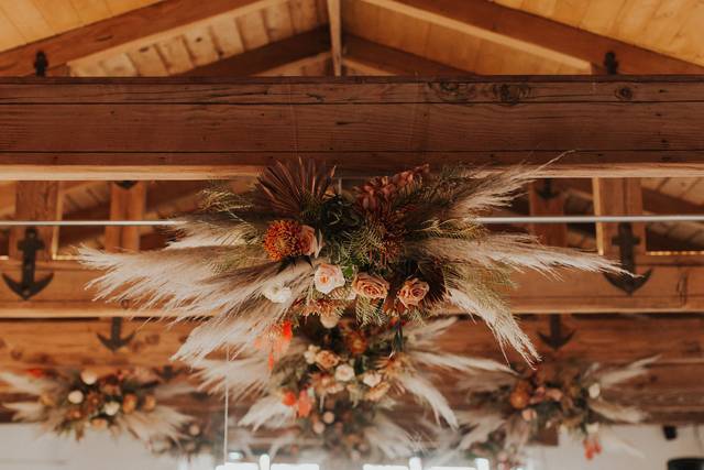 Boho ceiling installation