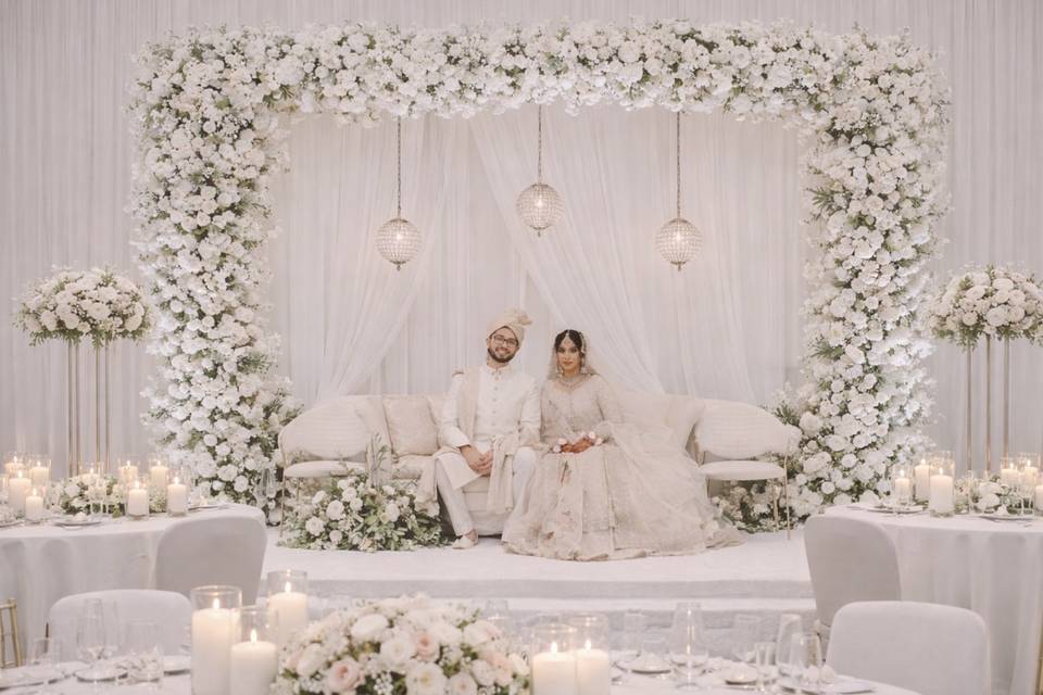 White roses and bliss