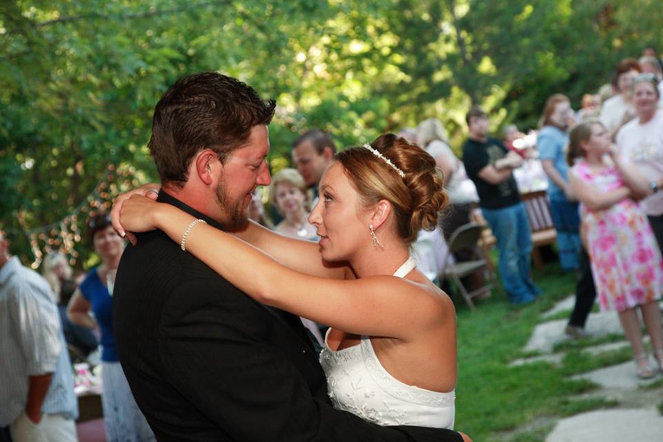 Couple dancing