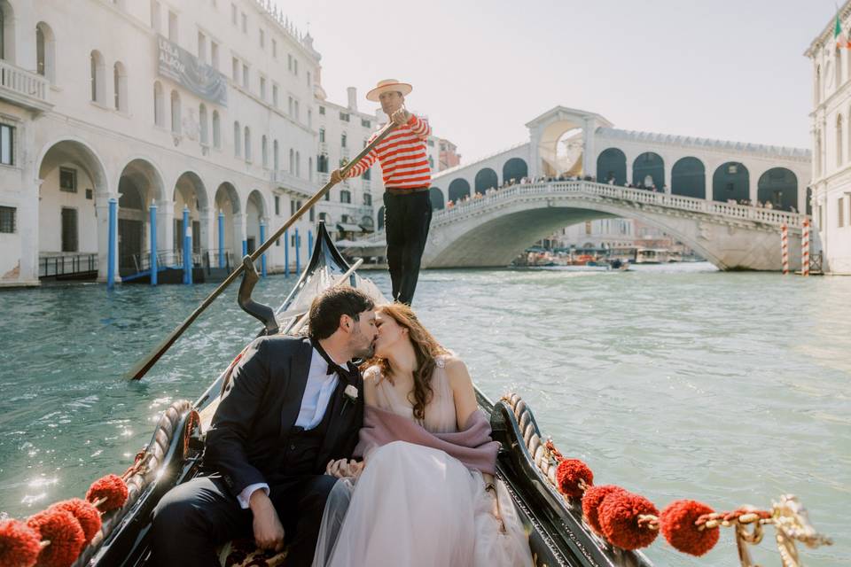 A wedding in Venice, Italy