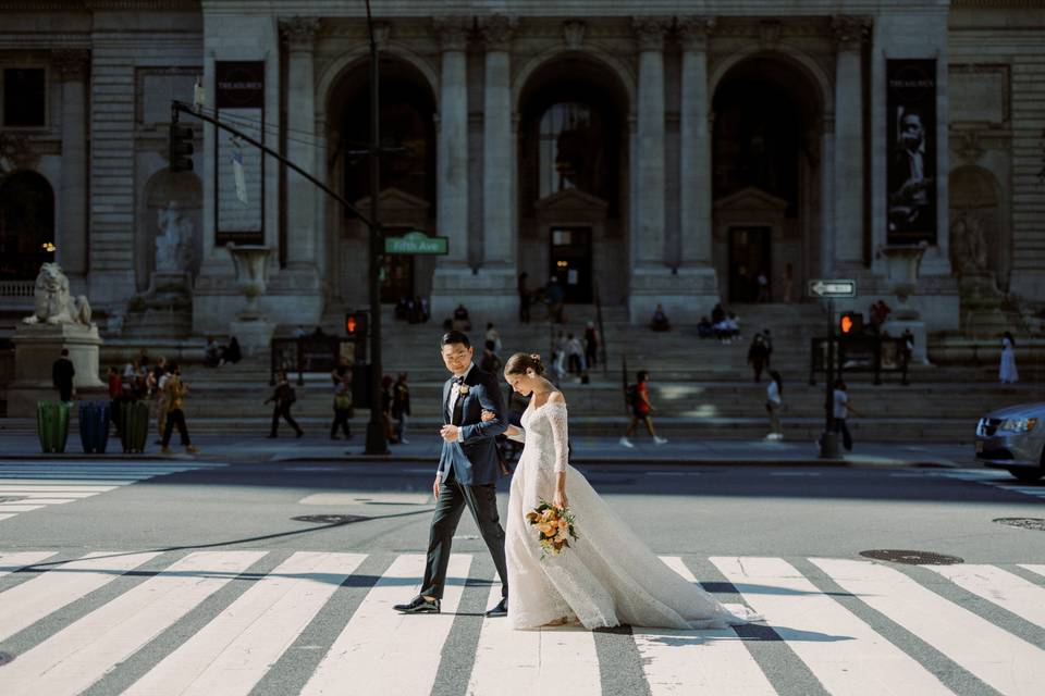 A wedding at Bryant Park Grill