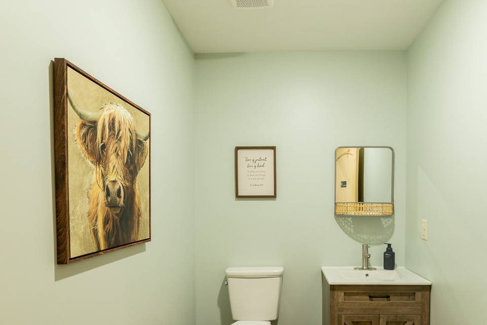 1 of 3 guests restrooms
