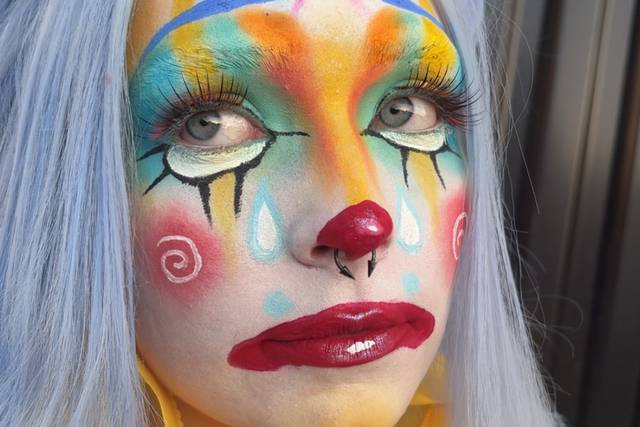 Pastel Clown Competition Makeu