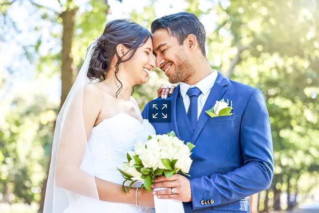 Wedding couple