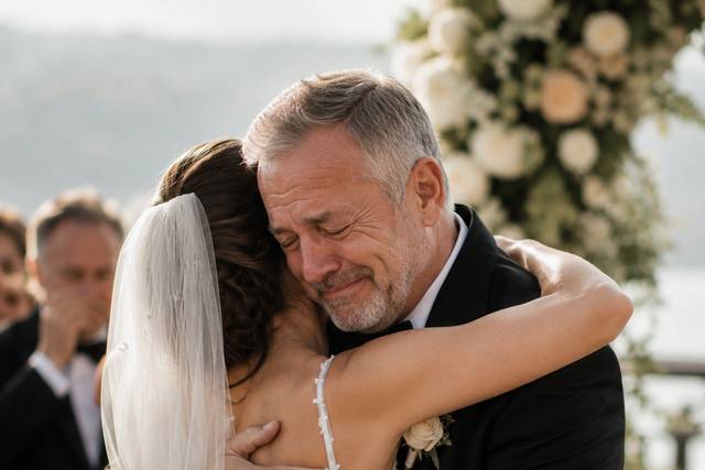 Father and bride