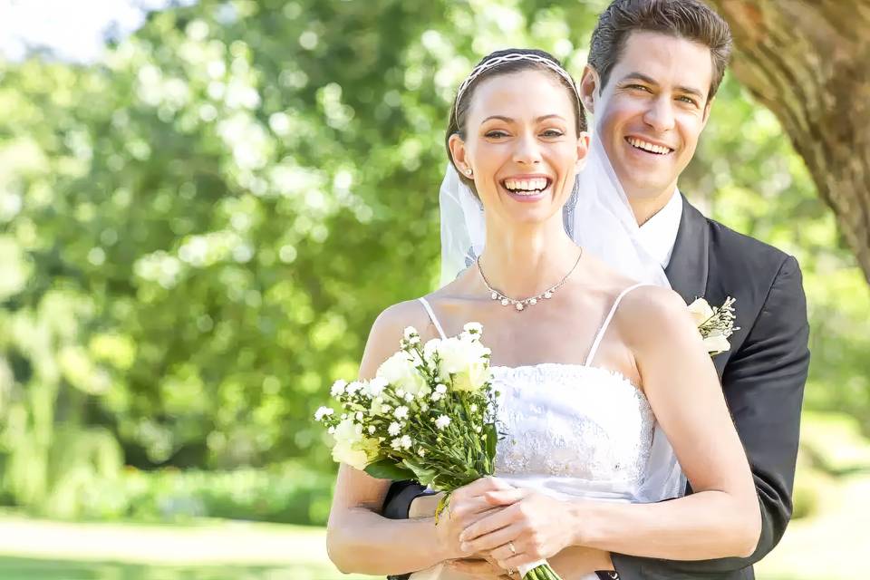 Happy bride