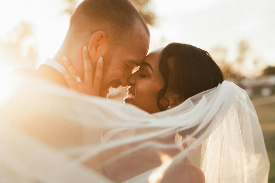 Sunset honeymoon magic