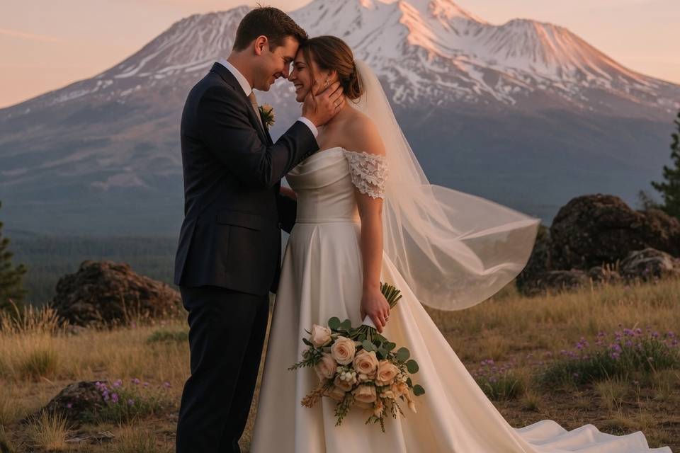 Mt shasta wedding
