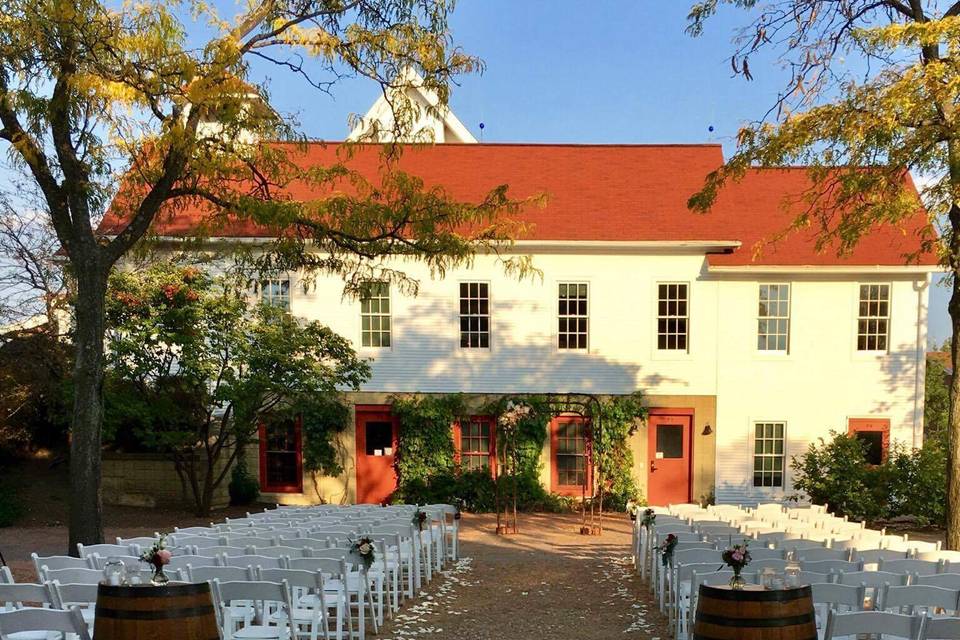 Ceremony setup