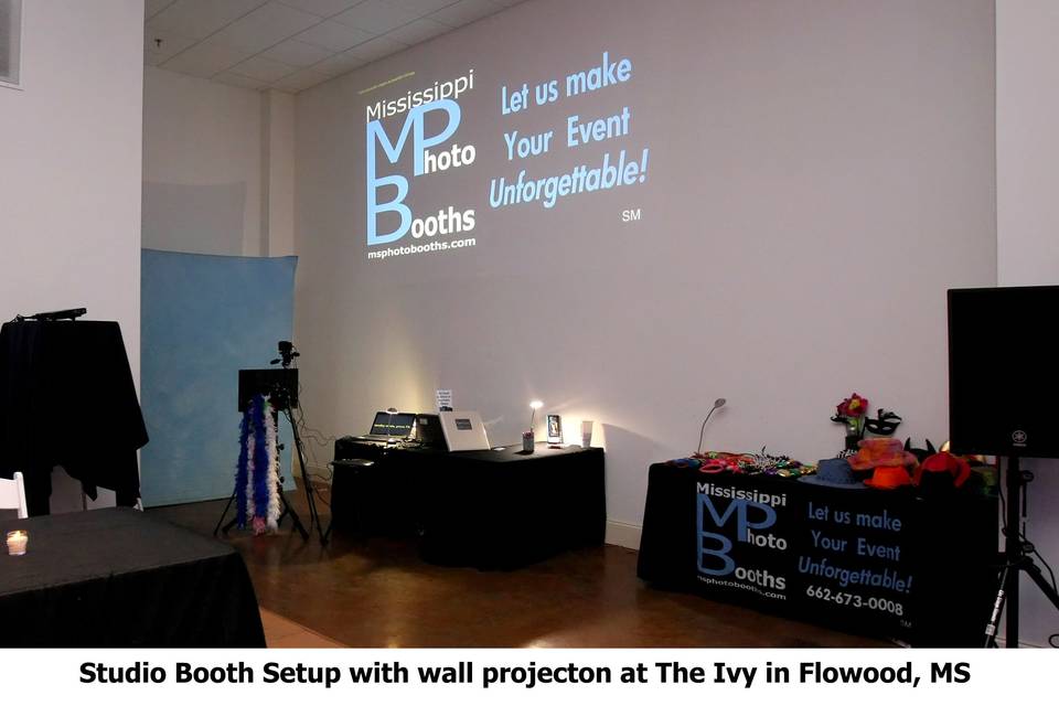 Studio Booth with Slideshow