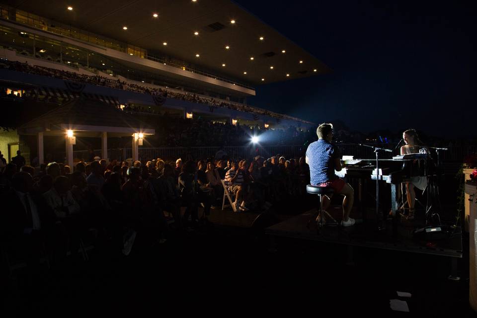 Stadium crowd!