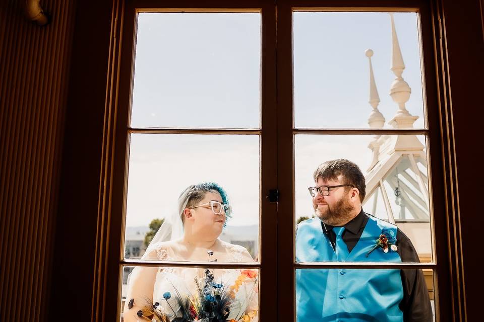Archer Inspired Wedding Photo