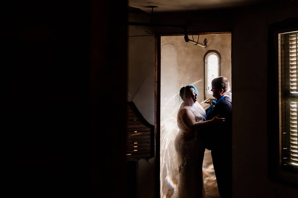 Archer Inspired Wedding Photo