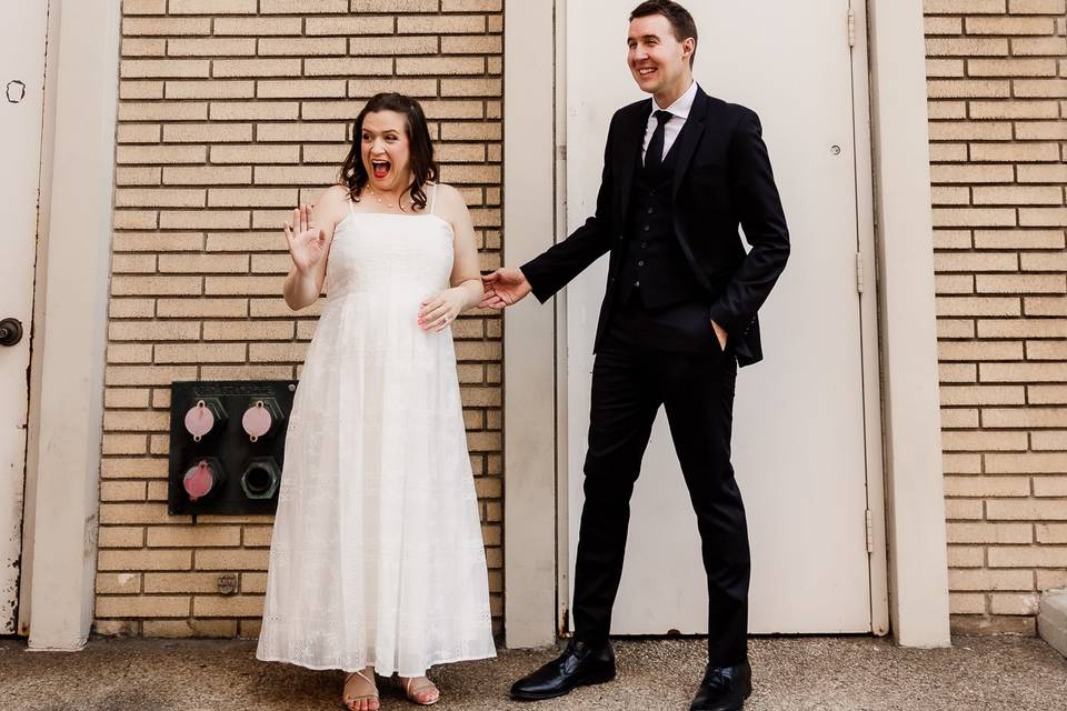 Archer Inspired Wedding Photo