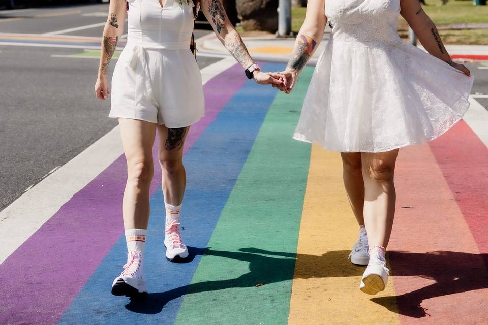 Archer Inspired Wedding Photo