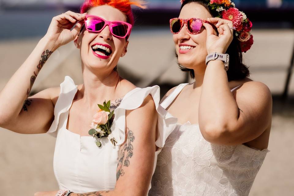 Archer Inspired Wedding Photo
