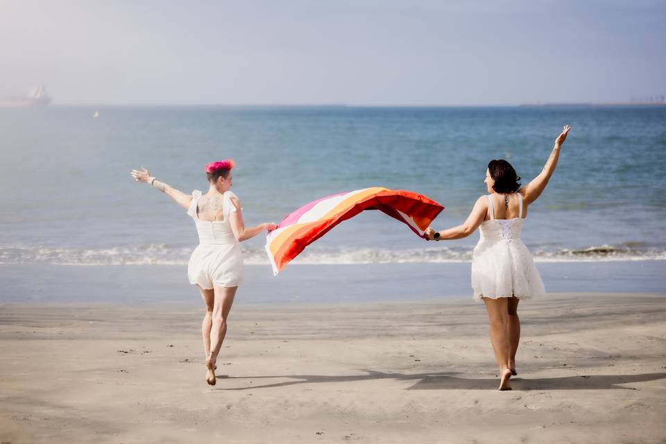 Archer Inspired Wedding Photo