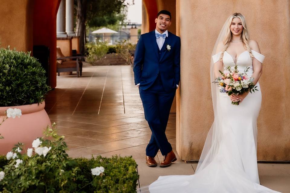 Archer Inspired Wedding Photo