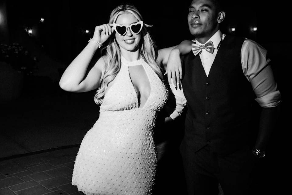 Archer Inspired Wedding Photo