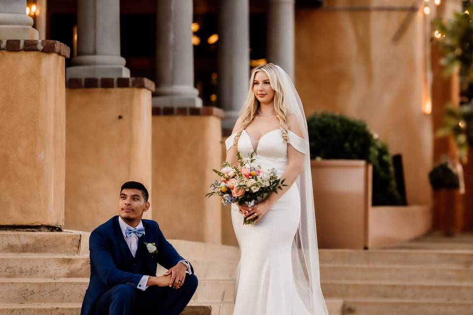 Archer Inspired Wedding Photo