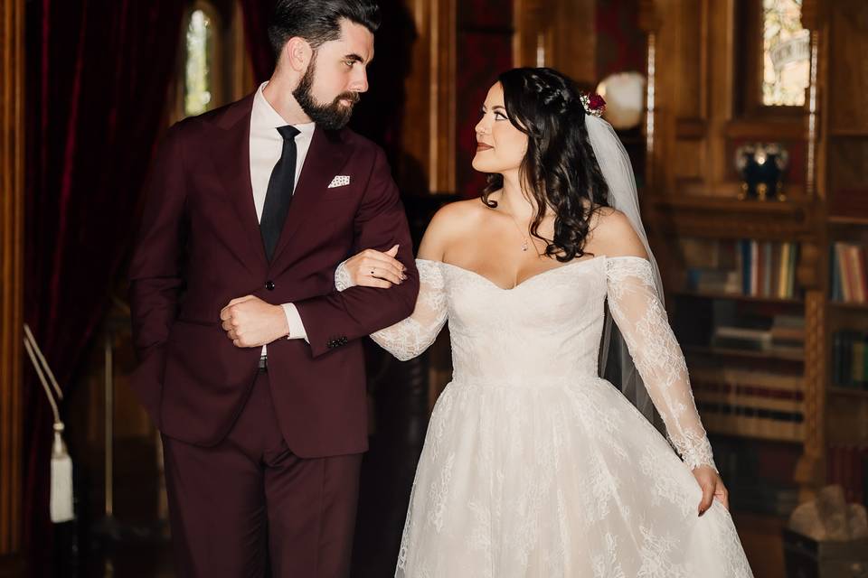 Archer Inspired Wedding Photo