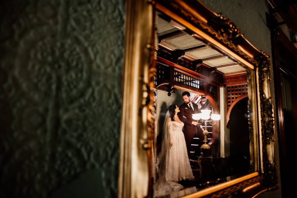 Archer Inspired Wedding Photo