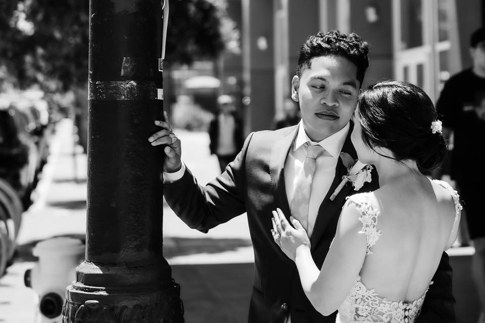 Archer Inspired Wedding Photo