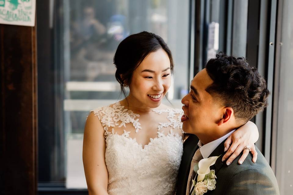 Archer Inspired Wedding Photo