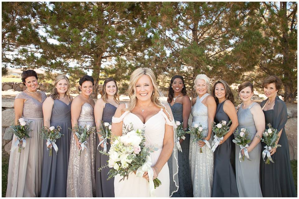 Bride + Bridesmaids