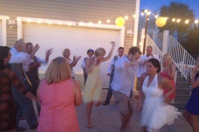 Guests on the dance floor