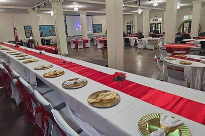 VIP table on upper stage