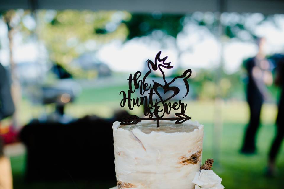 3-tier Birch Tree Cake